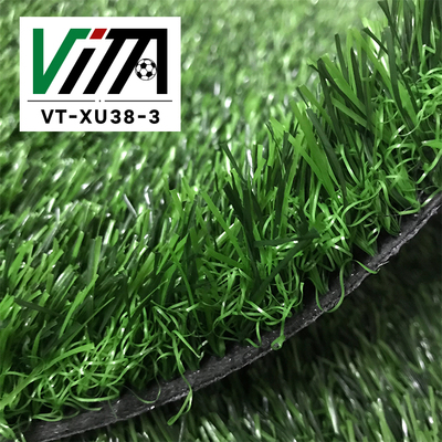 VT-XU38-3 别墅装饰人造草皮地毯 高仿真花园草 38mm户外塑料草坪